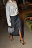 RÓHE - Rok - Boxer Detailed Skirt - Dark Grey Melange
