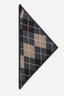 &Daughter - Sjaal - Argyle Foulard - Grey / Porcupine / Dark Natural