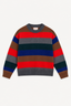 &Daughter - Trui - Sora Slouch Crew - Multi stripe
