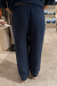 Suzie Kondi - Broek - Delos Pants Linen - Deep Navy