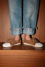 BYLOTTE Studios x Posa - Loafers - Boat Loafers - Cognac / White