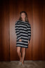 BYLOTTE Studios - Jurk - Taylor Dress - Navy / White / Bordeaux