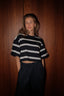 BYLOTTE Studios - T-Shirt - Olsen Tee - Navy / White / Bordeaux