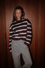 BYLOTTE Studios - Top - Lily Longsleeve - Bordeaux / White / Navy