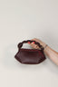 Ganni - Tas - Bou Bag Mini Tressé - Bitter Chocolate