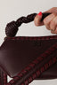 Ganni - Tas - Bou Bag Mini Tressé - Bitter Chocolate