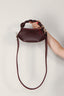Ganni - Tas - Bou Bag Mini Tressé - Bitter Chocolate
