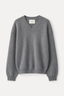 Lisa Yang - Sweater - Cyrilla Sweater - Mid Grey