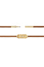 Marie Lichtenberg - Ketting - Diamond Micro Lasso - White Yellow Gold