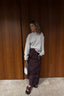 Tibi - Rok - Nylon Zipper Maxi Skirt - Malbec