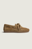 Posa - Loafers - Boat Loafer Brushed Suede - Tan
