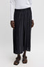 Tibi - Rok - Feather Weight Pleated Pull On Skirt - Black