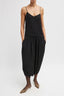 Tibi - Jurk - Spring Acetate Strappy Jalouise Dress - Black