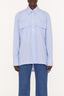 Joseph - Blouse - Ranya Blouse Cotton Stripe - Light Blue Stripes