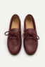 Posa - Loafers - Boat Loafer Soft Leather - Burgundy