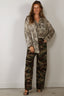 Tibi - Broek - Camouflage Twill Tuck Jean - Army Multi