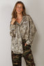 R13 - Blouse - Drop Neck Pj Top - Green Floral