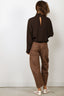 Joseph - Blouse - Buick Blouse Crepe - Cocoa
