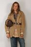 R13 - Blazer - Oversized Ragged Blazer - Light Khaki