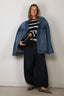 BYLOTTE Studios - Top - Ivy Longsleeve - Navy / White / Bordeaux