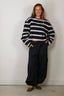 BYLOTTE Studios - Top - Ivy Longsleeve - Navy / White / Bordeaux