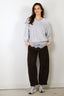 Suzie Kondi - Sweater - Samos Oversize Sweatshirt Velour - Heather Grey