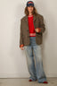 Golden Goose - Blazer - Journey M's Cropped Boxy Jacket Refail Windowed Prince Of Whales - Coriander / Cypres / Scarlett