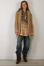 R13 - Blazer - Oversized Ragged Blazer - Light Khaki