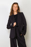 Forte_Forte - Blazer - Grain De Poudre Doublebrested Jacket - Notte