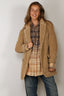 R13 - Blazer - Oversized Ragged Blazer - Light Khaki