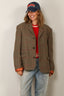 Golden Goose - Blazer - Journey M's Cropped Boxy Jacket Refail Windowed Prince Of Whales - Coriander / Cypres / Scarlett