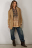 R13 - Blazer - Oversized Ragged Blazer - Light Khaki