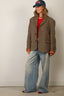Golden Goose - Blazer - Journey M's Cropped Boxy Jacket Refail Windowed Prince Of Whales - Coriander / Cypres / Scarlett