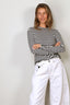 Lisa Yang - Top - Vivian stripes - Salt Noir
