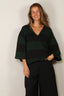 Johny - Top - Louise - Navy / Green