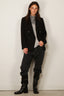 Vince - Blazer - Crepe Double Breasted Blazer - Black