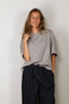 BYLOTTE Studios - T-shirt - Hailey Tee - Grey Melange