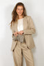 Forte_Forte - Blazer - Grain De Poudre Doublebrested Jacket - Sand