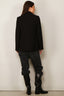 Vince - Blazer - Crepe Double Breasted Blazer - Black