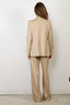 Forte_Forte - Blazer - Grain De Poudre Doublebrested Jacket - Sand
