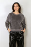 Suzie Kondi - Top - Saba Raglan Heather Velouw - Charcoal Heather