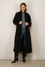 Denimist - T-Shirt - Boxy Cropped Longsleeve - Navy White Stripe