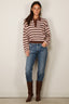 Rotate - Sweater - Slinky Knit Polo - Shaved Chocolate