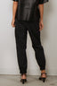 Tibi - Broek - Nylon Zipper Jogger - Black