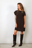 Joseph - Jurk - Anika Dress Satin Twill - Cocoa