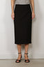 Rotate - Rok - Lace Inserted Pencil Skirt - Black