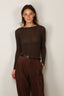 BYLOTTE Studios - Top - Rosie - Dark Brown