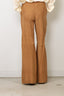 Forte_Forte - Broek - Light Suede High Waist Pants - Noce