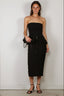 Rotate - Top - Peplum Bustier Top - Black