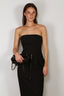 Rotate - Top - Peplum Bustier Top - Black
